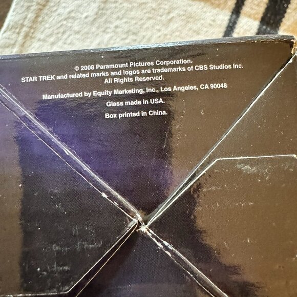 CAPT. KIRK STAR TREK 2008 BURGER COLLECTORS DRINKING GLASS - Picture 3 of 6